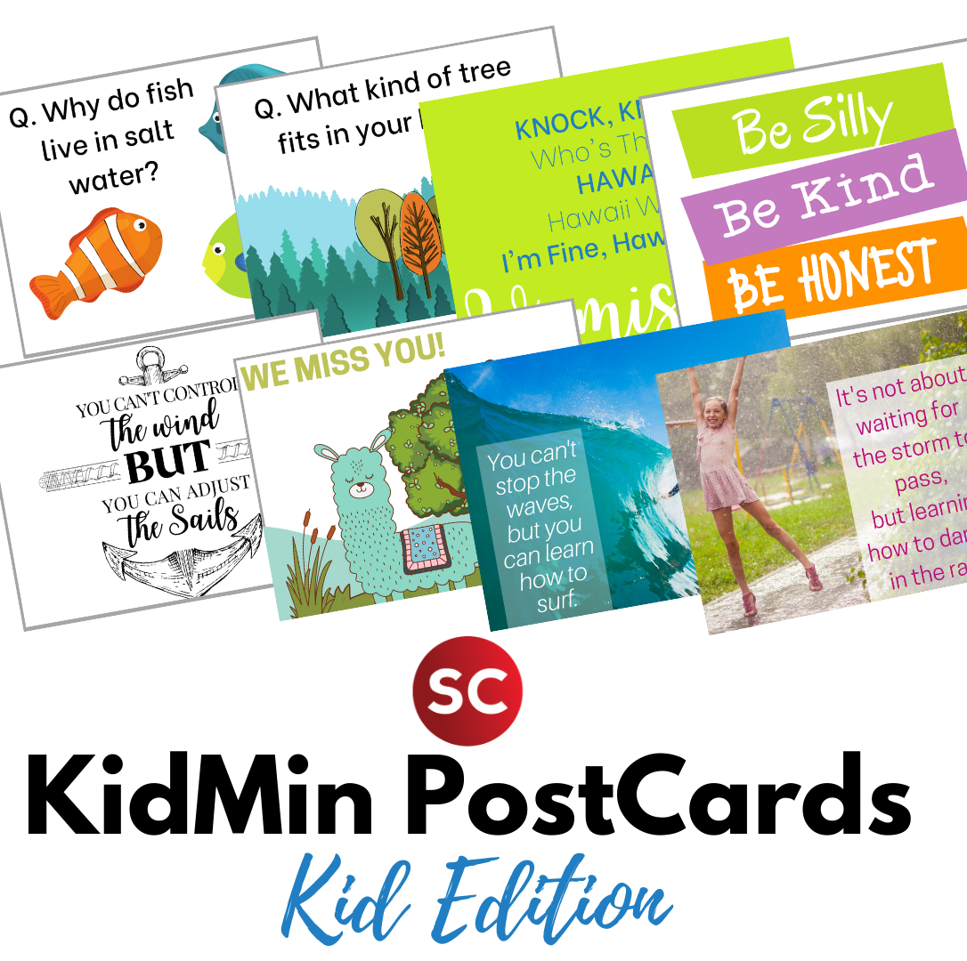 SC KidMin KID EDITION PostCards - Super Church