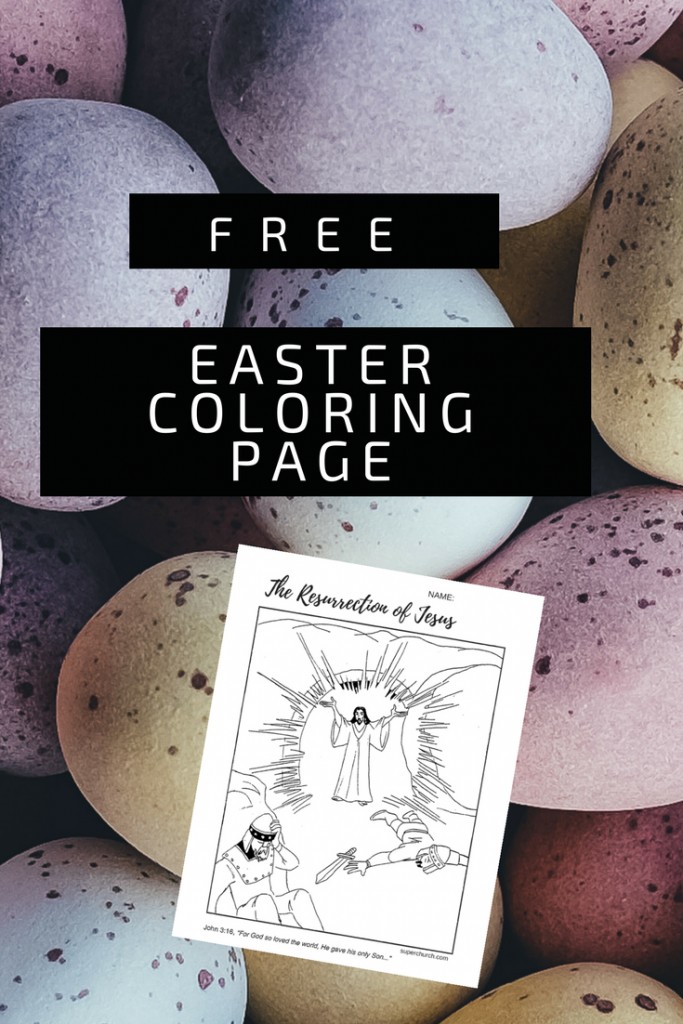 easter coloring page (1) - Super Church